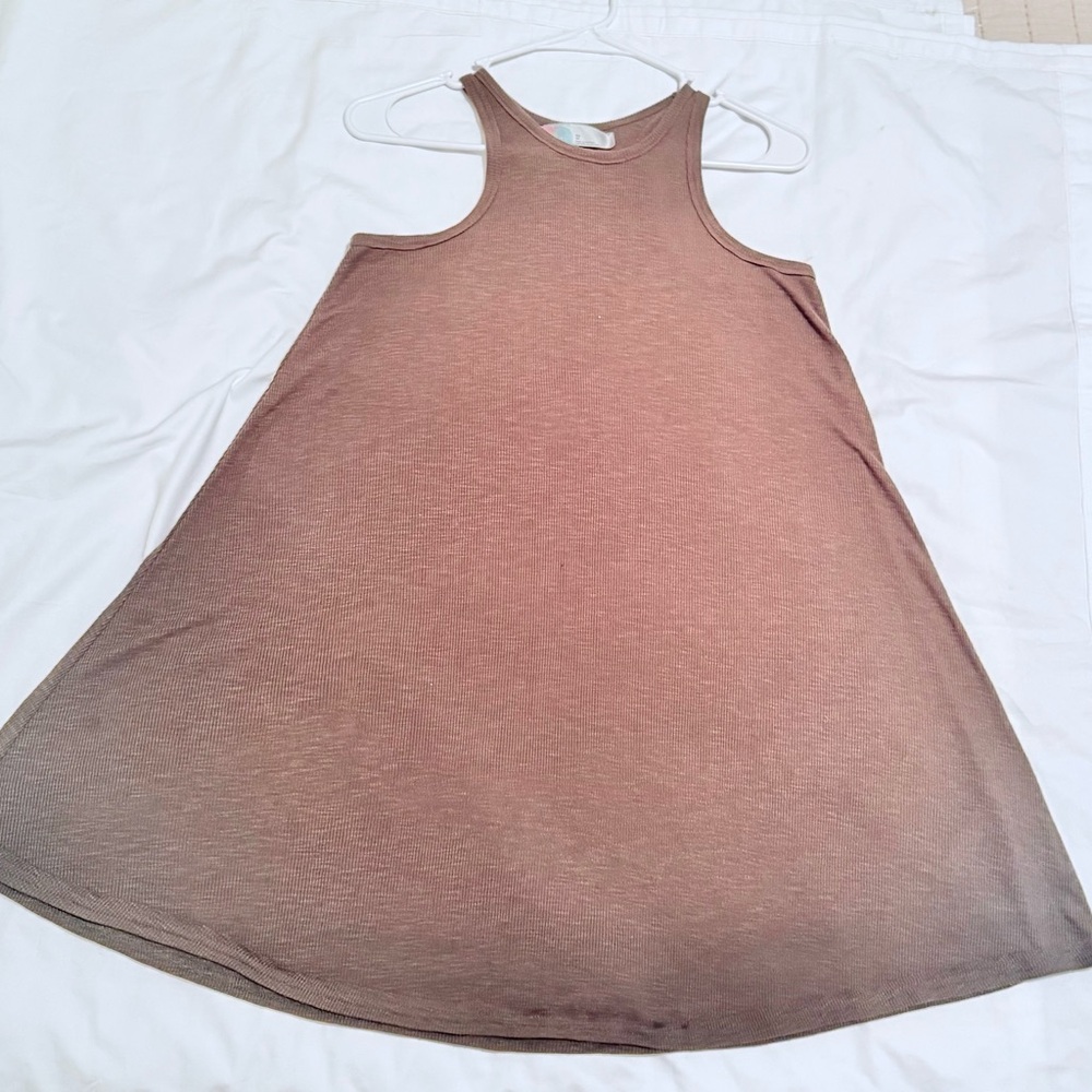FP Beach by Free People Ribbed Racerback Dress, Size XS